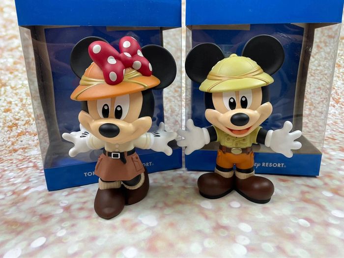 Figurines Tokyo Disneyland Mickey & Minnie Jungle Cruise - photo numéro 2