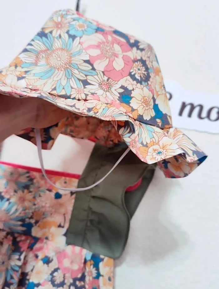 Robe bébé fille et chapeau taille 18 mois neuve - photo numéro 5
