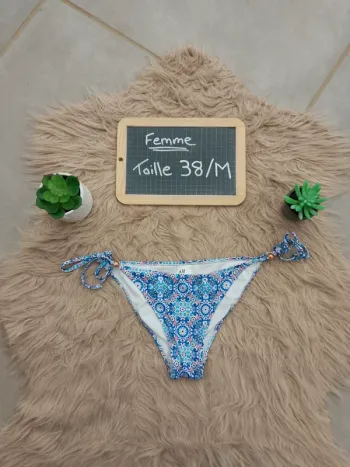 Bas de bikini taille 38