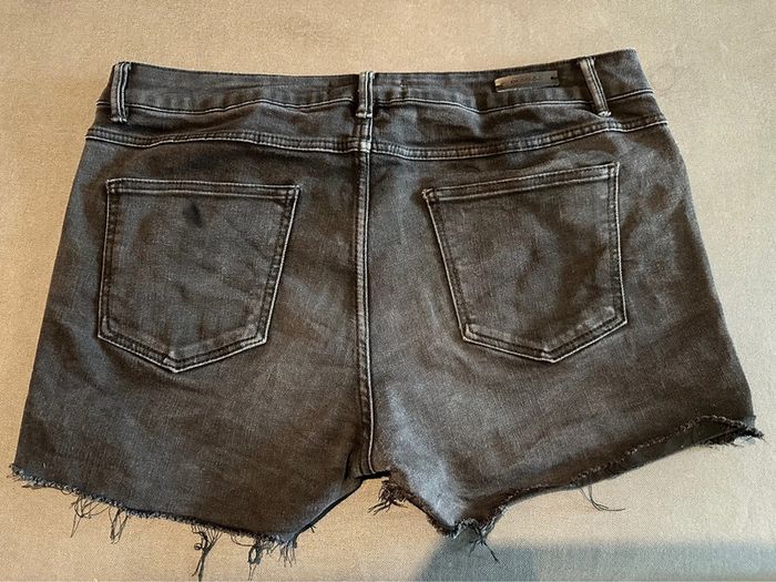 Short en jean noir Promod T44 - photo numéro 5