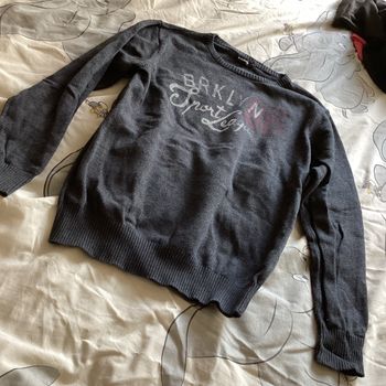 Pull gris 10ans