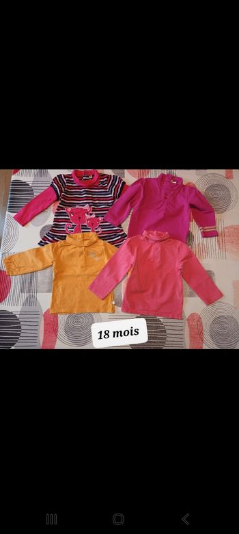Lot 4 sous-pull Taille 18 mois 👧
