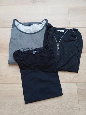 Lot pulls grossesse taille 38/40