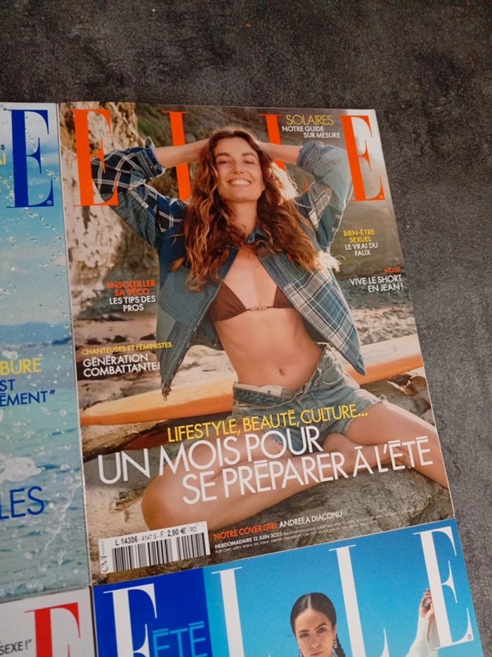Lot magazines Elle été 2025 - photo numéro 3