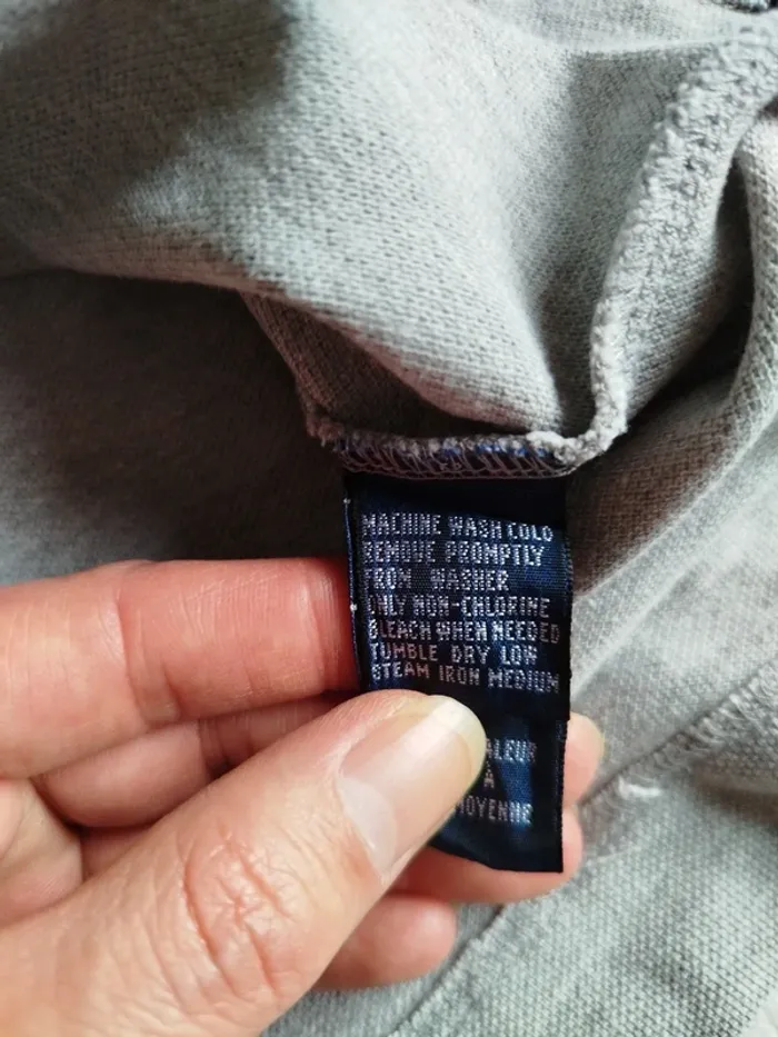 Polo Nautica gris taille M/M usa - photo numéro 6
