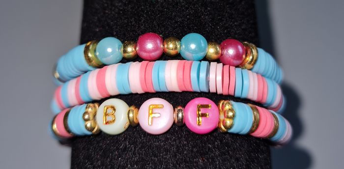 Lot X3 bracelets fantaisie élastique enfants fille neuf - photo numéro 4
