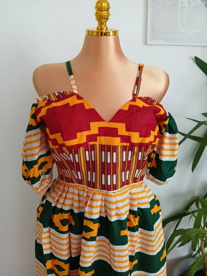 Longue robe d'été à motifs Taille M🌿💝 - photo numéro 8