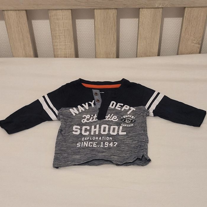 Tee shirt manches longues 3 mois