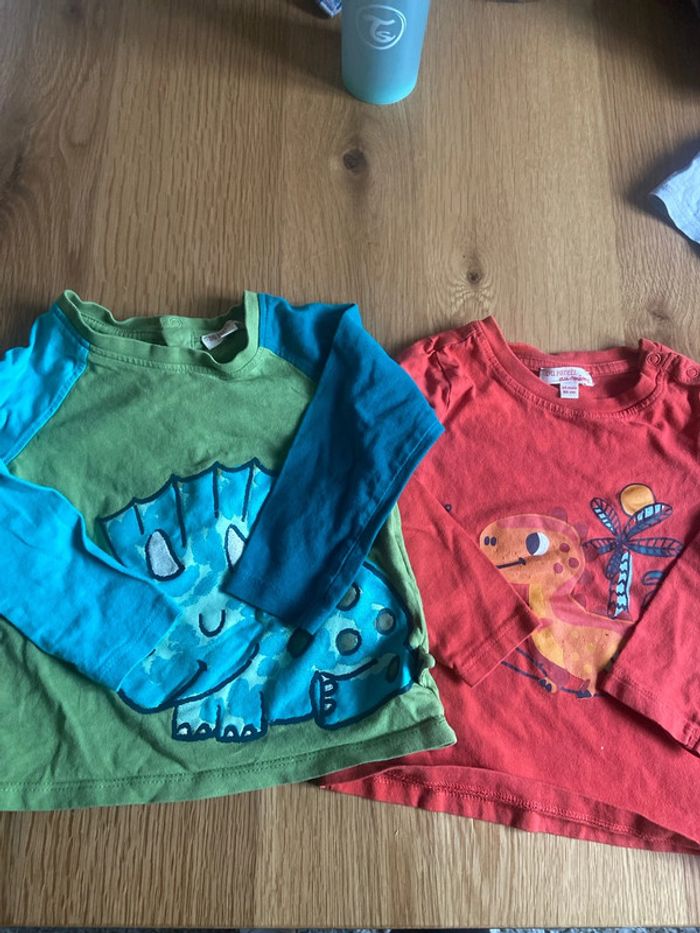 2 maillot manche longues