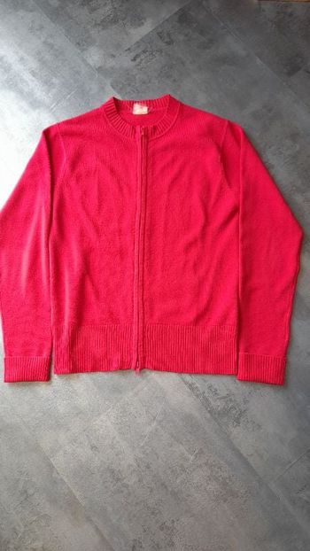 Gilet framboise