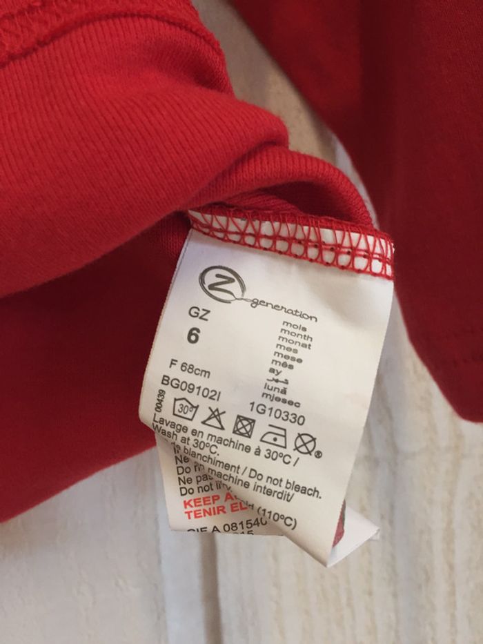 T-shirt ML rouge Neuf - photo numéro 5