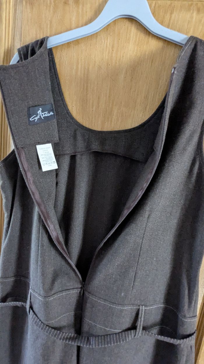 Robe tunique marron. - photo numéro 3