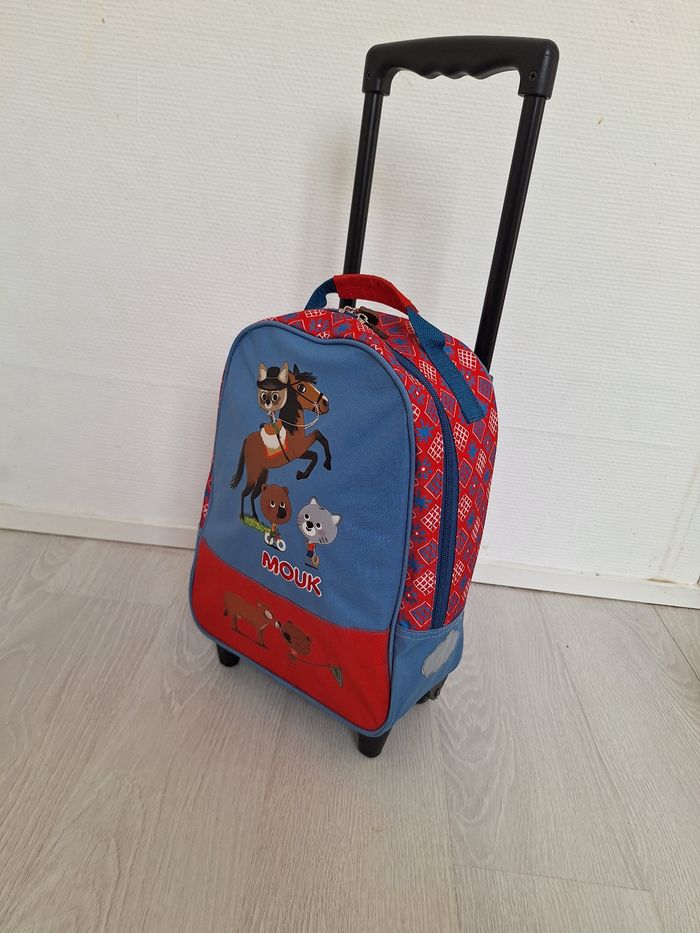 Sac a roulette, valise, sac a dos motif Mouk - photo numéro 1