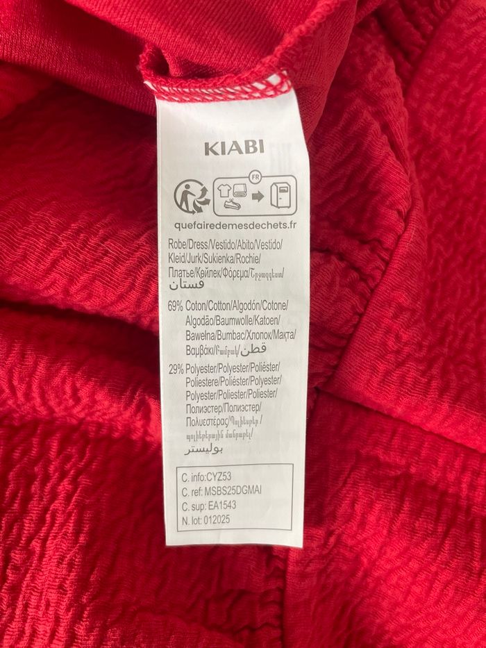 Robe rouge KIABI - 12 mois - photo numéro 6