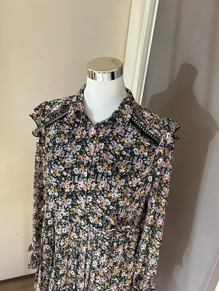 Cherry Paris robe voilée, imprimée, fleur florale taille 3/40 - photo numéro 2