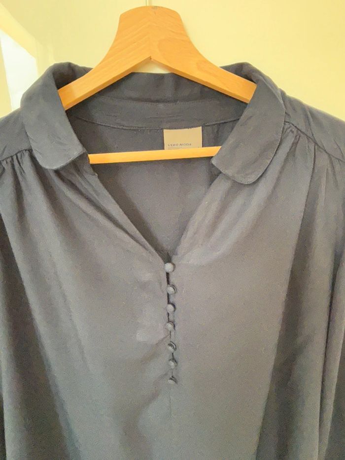 Chemise marine Vero Moda taille S - photo numéro 4