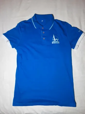 Polo vintage bleu