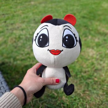 Coccinelle Backyard Buddies Peluche Rouge et Noir