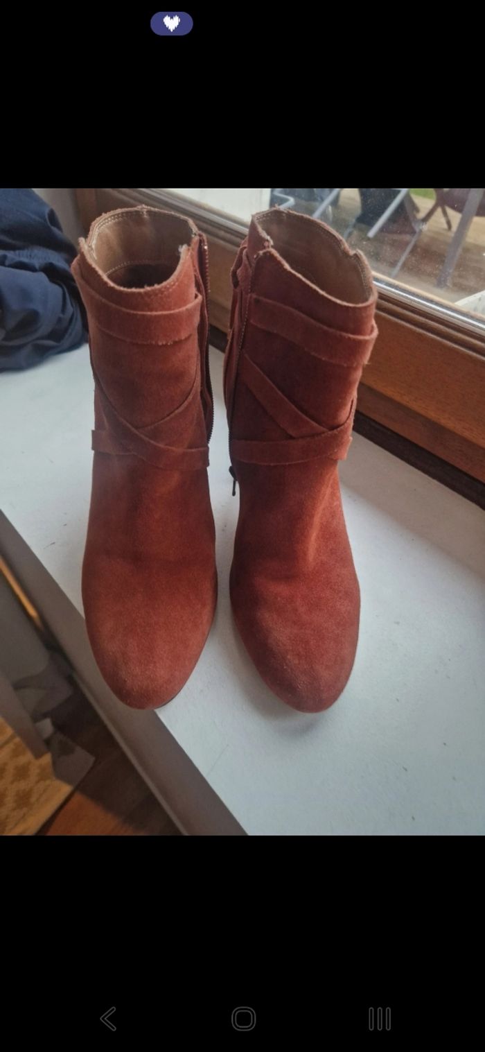 Bottine terra cotta Taille 38 - photo numéro 2