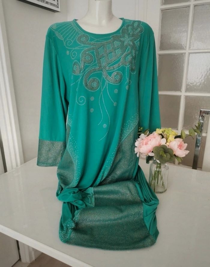 💚🤍Jolie Robe Oriental 💚🤍 - photo numéro 8