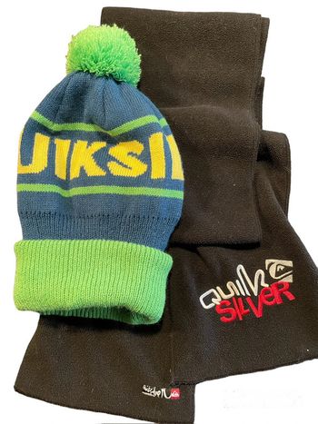 Lot écharpe + bonnet#quicksilver taille unique