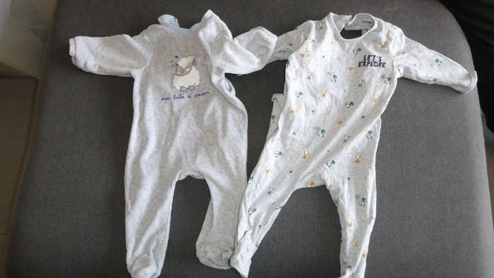 Lot 2 pyjamas - 12 mois garçon – lot C