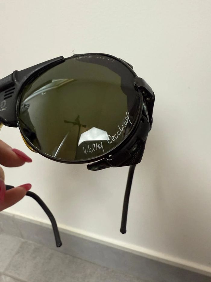 Lunettes de soleil d'alpinisme CEBE 490 4000 Walter Cecchinel avec verres + boucliers. - photo numéro 6