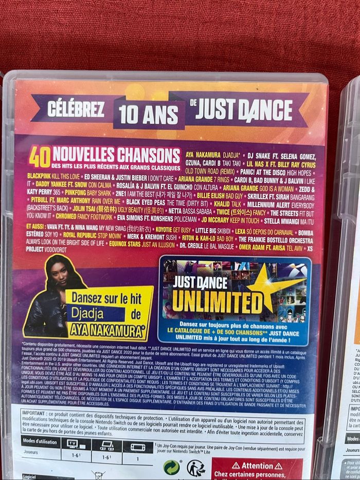 Lot 3 jeux switch just dance - photo numéro 4