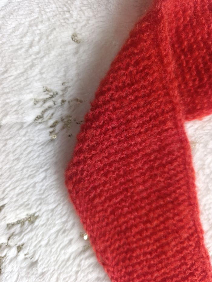 Sophie scarf nuage écharpe sophie rouge orangé - photo numéro 2