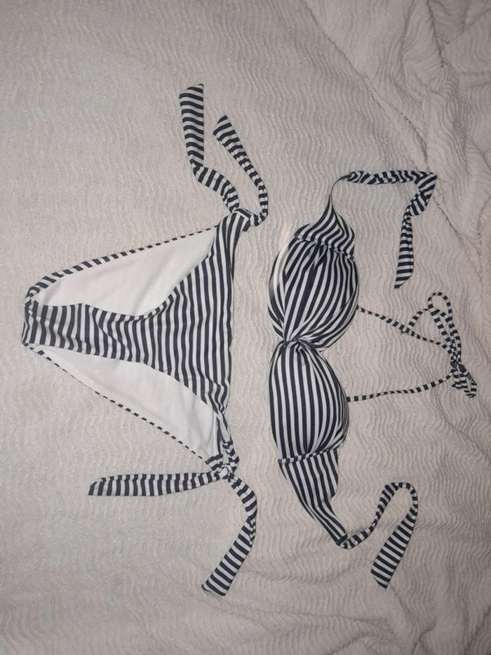 Maillot de bain push up 2 pièce marin