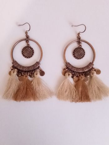 Boucles d’oreilles pendante bohème