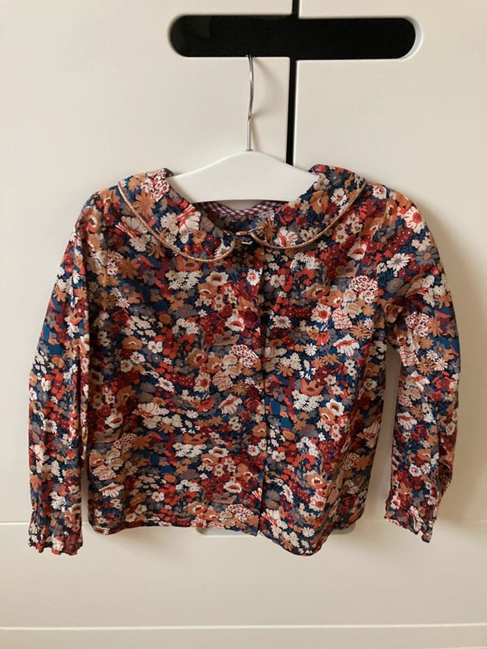 Blouse en Liberty Thorpe avec pince Aline et ses bobines - photo numéro 10