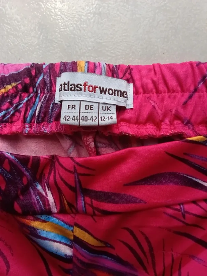 Pantalon léger rose motif - photo numéro 4