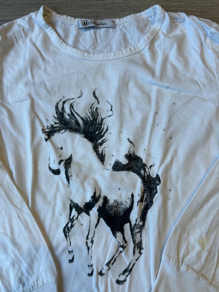 T-shirt manches longues 10 ans Super U - photo numéro 2