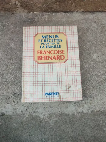 Livre menu et recettes pour toute la famille