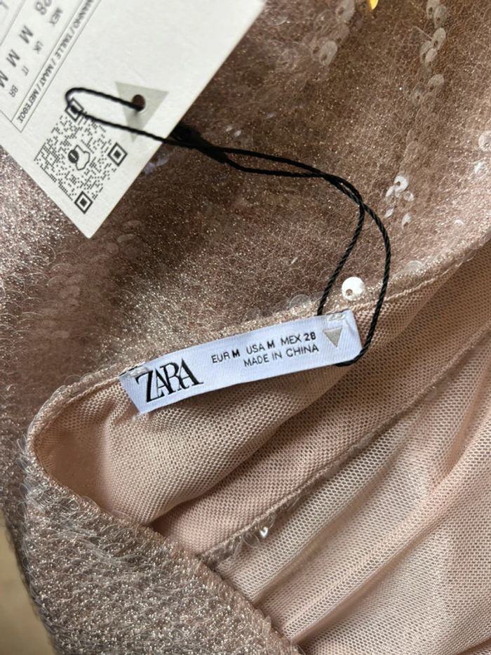 Robe ZARA rose poudré - photo numéro 5