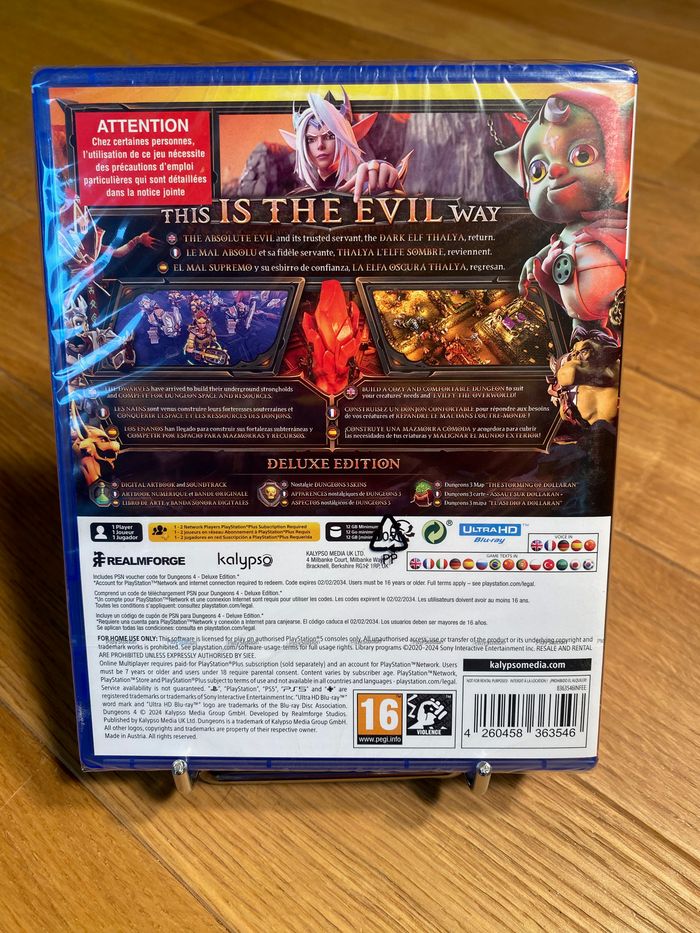 Dungeons 4 deluxe édition  - PS5 - jeu neuf sous blister - photo numéro 2