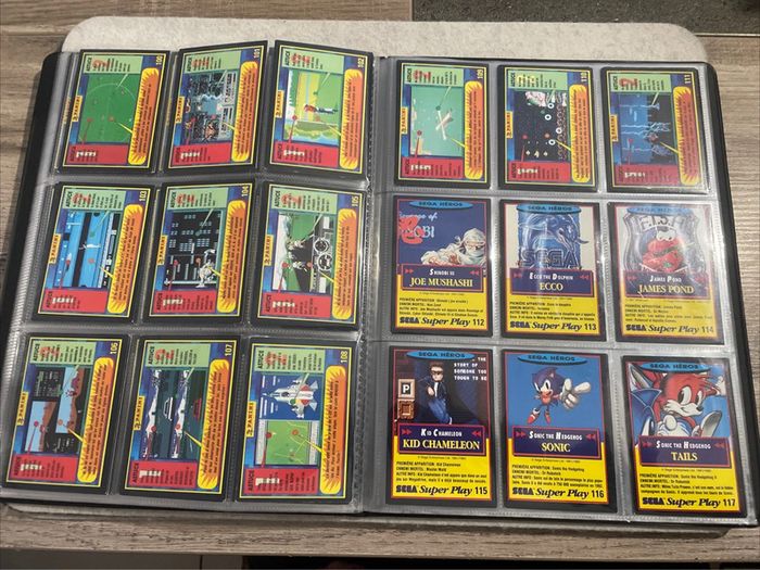 Collection Fullset Panini Sega Super Play Version Française TBE (120/120) Rare - photo numéro 7