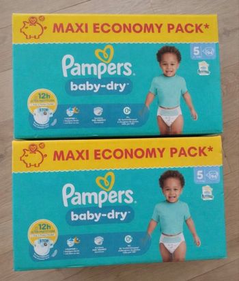 2 cartons pampers 