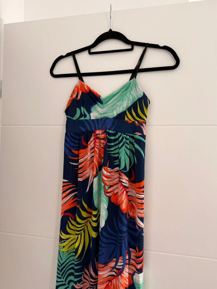 Robe tunique longue Kleid dress Vestido Vestito jurk jumpsuit femme donna woman mujer volant été - photo numéro 4
