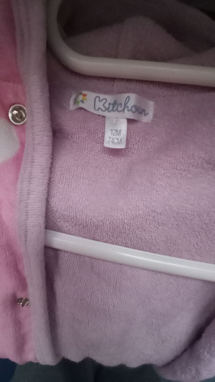 Peignoir  fille 12 mois Kitchoun - photo numéro 4