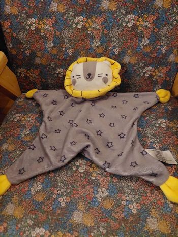 Zeeman - doudou mouchoir lion