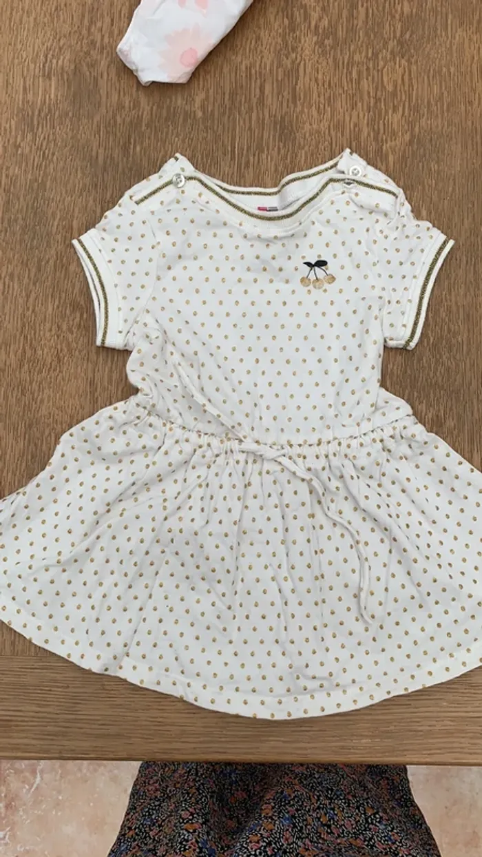 Robe orchestra 12 mis blanc/doré - photo numéro 2