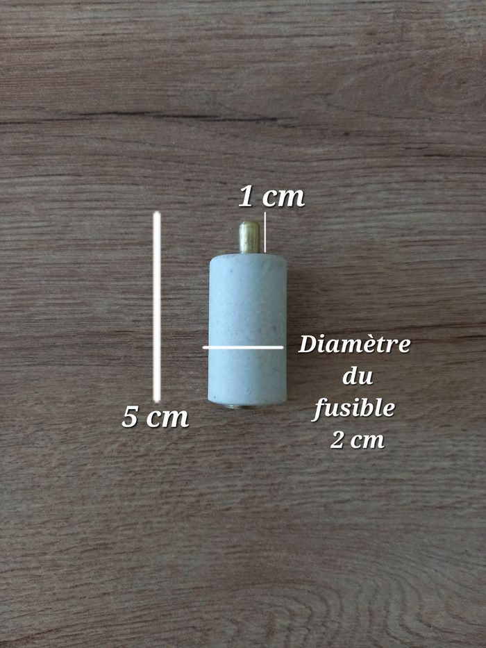 Fusibles ancien en ceramique et laiton " ×2 " - photo numéro 5