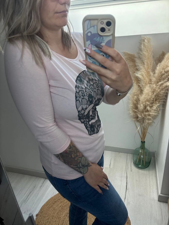 T shirt manche 3/4 - photo numéro 2