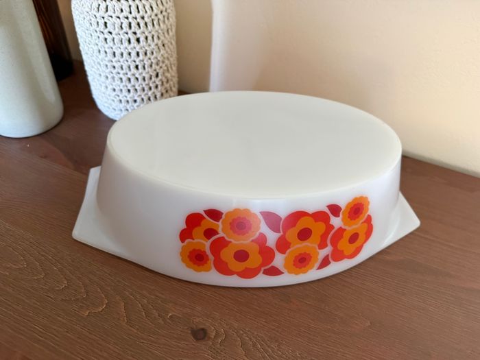 Cocotte Arcopal motifs fleurs - Lotus - photo numéro 5