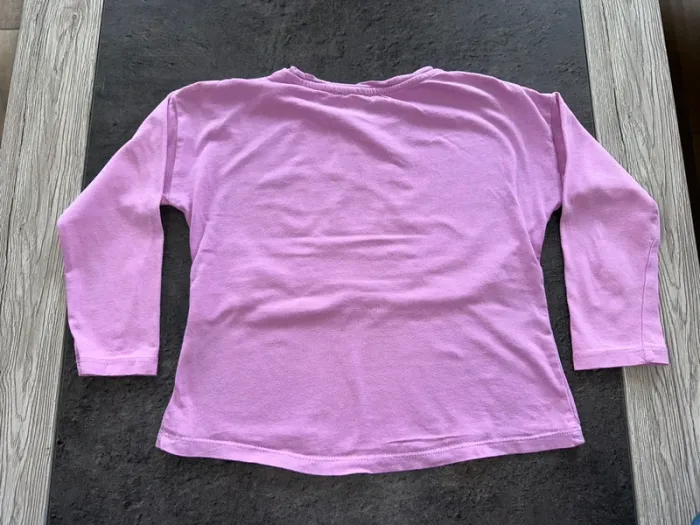 T-shirt fille violet - 4 ans - photo numéro 5