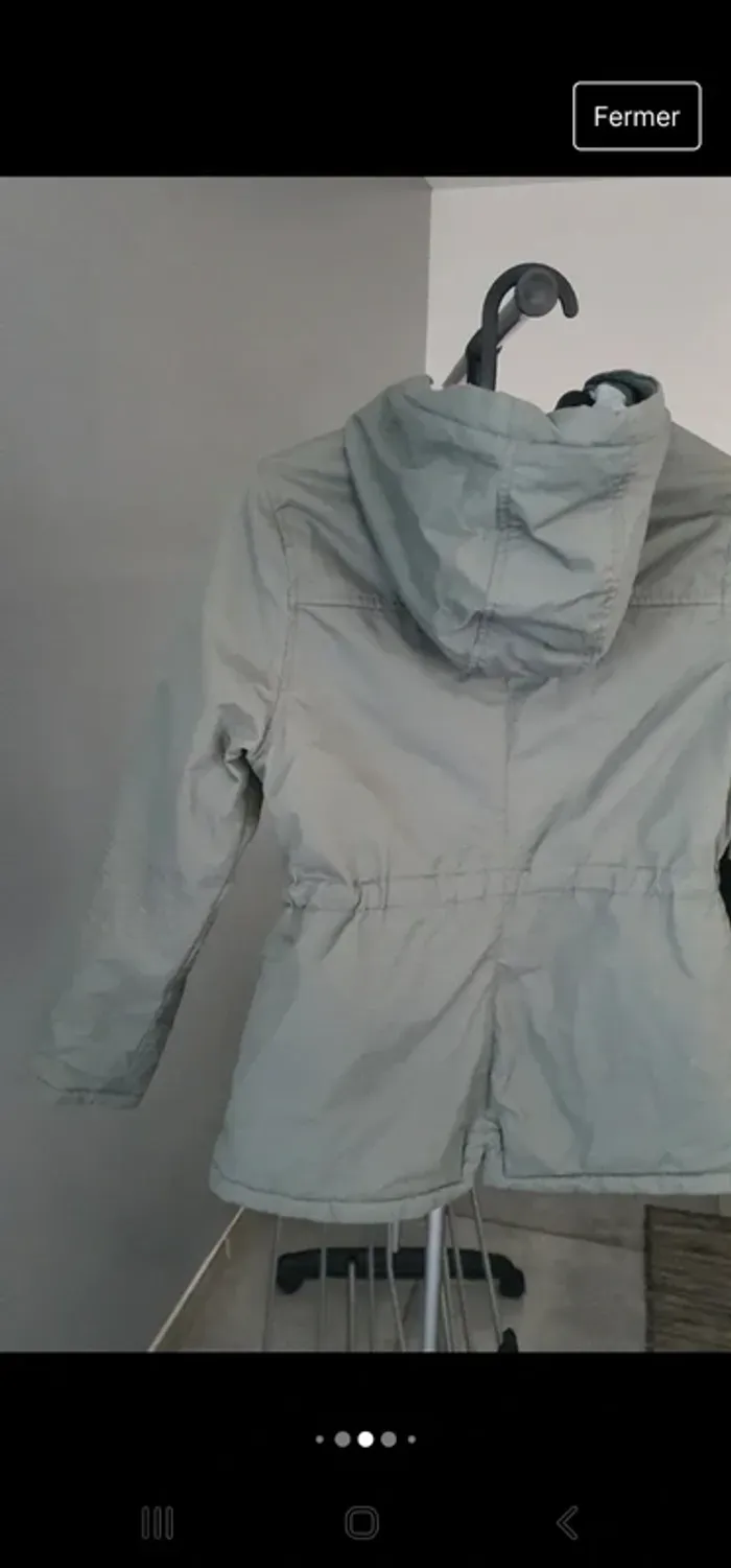Manteau doubler chaud et imperméable 10 ans fille - photo numéro 8