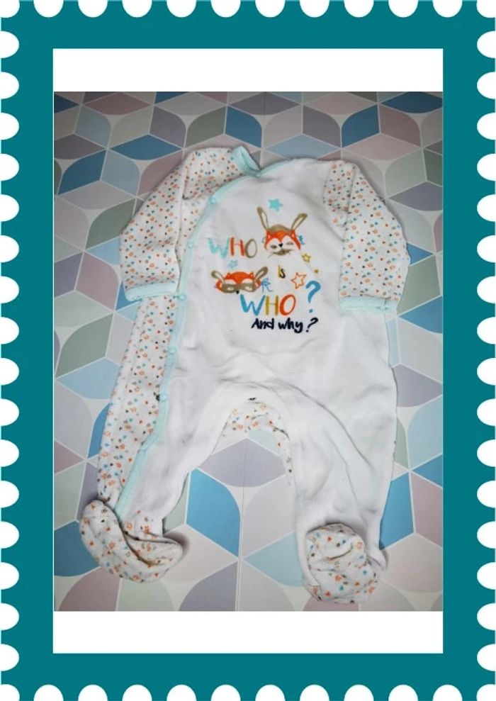 D3818 - pyjama garçon 6 mois