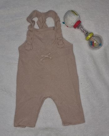 Salopette maille bébé 1 mois